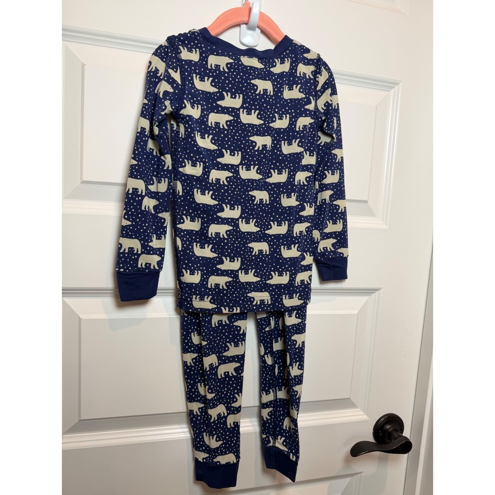 Hanna Andersson Kids Navy Polar Bear Tencel Pajama Set Size 100 US 4